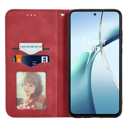 For OnePlus Ace 3 Pro 5G Case Skin Touch Feeling Leather Card Holder Phone Cover Magnetic Absorption