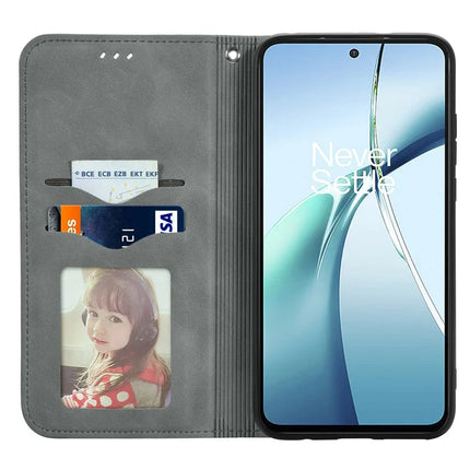 For OnePlus Ace 3 Pro 5G Case Skin Touch Feeling Leather Card Holder Phone Cover Magnetic Absorption
