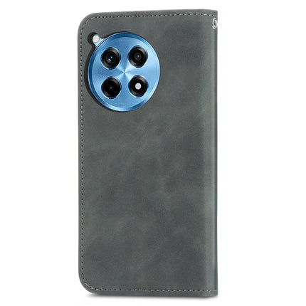 For OnePlus Ace 3 Pro 5G Case Skin Touch Feeling Leather Card Holder Phone Cover Magnetic Absorption