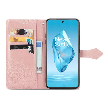 For OnePlus Ace 3 Pro 5G Wallet Case Mandala Flower Leather Phone Cover Stand View
