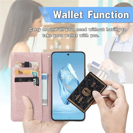 For OnePlus Ace 3 Pro 5G Wallet Case Mandala Flower Leather Phone Cover Stand View