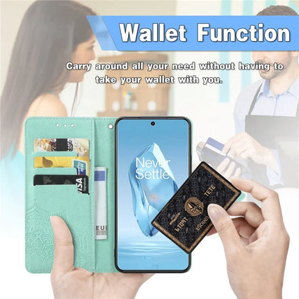 For OnePlus Ace 3 Pro 5G Wallet Case Mandala Flower Leather Phone Cover Stand View