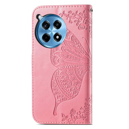 For OnePlus Ace 3 Pro 5G Case PU Leather Wallet Phone Cover Butterfly Pattern