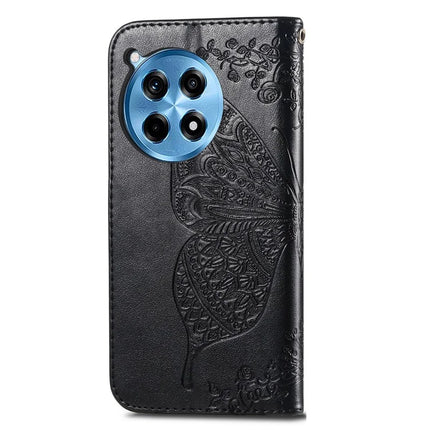 For OnePlus Ace 3 Pro 5G Case PU Leather Wallet Phone Cover Butterfly Pattern