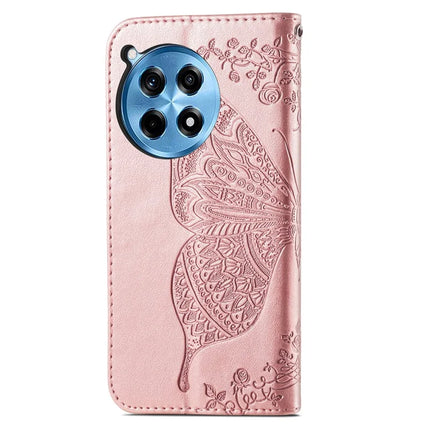 For OnePlus Ace 3 Pro 5G Case PU Leather Wallet Phone Cover Butterfly Pattern