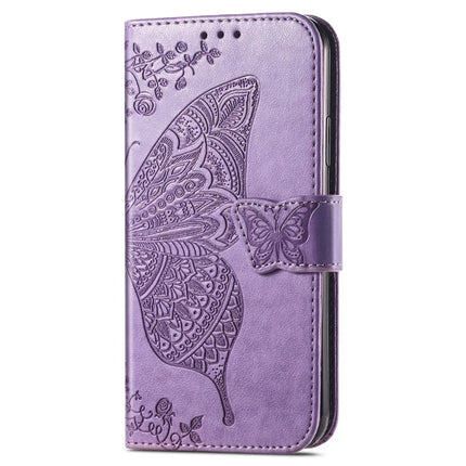 For OnePlus Ace 3 Pro 5G Case PU Leather Wallet Phone Cover Butterfly Pattern