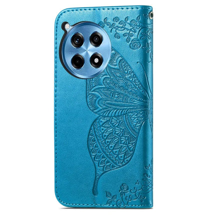 For OnePlus Ace 3 Pro 5G Case PU Leather Wallet Phone Cover Butterfly Pattern