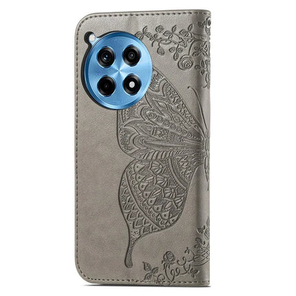 For OnePlus Ace 3 Pro 5G Case PU Leather Wallet Phone Cover Butterfly Pattern