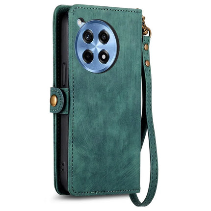 For OnePlus Ace 3 Pro 5G PU Leather Stand Wallet Cover Geometry Imprinted Phone Case