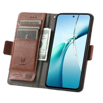 CASENEO 002 Series For OnePlus Ace 3 Pro 5G Case Stand Wallet Splicing PU Leather Cover