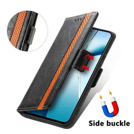 CASENEO 002 Series For OnePlus Ace 3 Pro 5G Case Stand Wallet Splicing PU Leather Cover