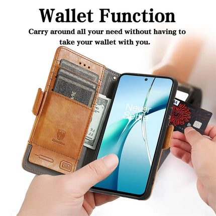 CASENEO 002 Series For OnePlus Ace 3 Pro 5G Case Stand Wallet Splicing PU Leather Cover