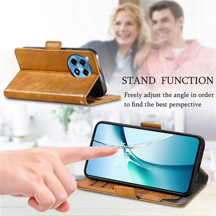 CASENEO 002 Series For OnePlus Ace 3 Pro 5G Case Stand Wallet Splicing PU Leather Cover