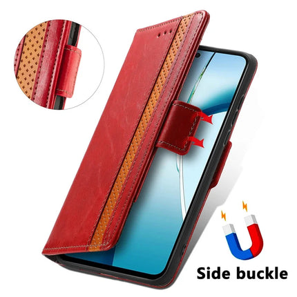 CASENEO 002 Series For OnePlus Ace 3 Pro 5G Case Stand Wallet Splicing PU Leather Cover