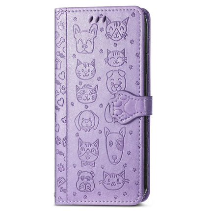 For OnePlus Ace 3 Pro 5G Case Leather Wallet Flip Phone Cover Cute Cat Dog Pattern