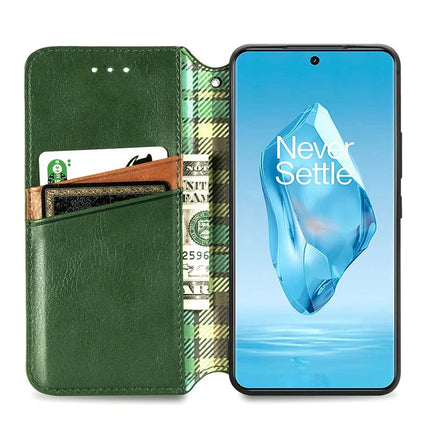 For OnePlus Ace 3 Pro 5G PU Leather Case Rhombus Imprint Wallet Stand Phone Cover