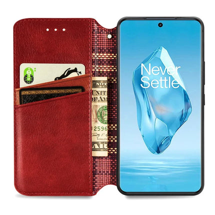 For OnePlus Ace 3 Pro 5G PU Leather Case Rhombus Imprint Wallet Stand Phone Cover