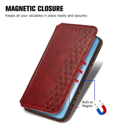 For OnePlus Ace 3 Pro 5G PU Leather Case Rhombus Imprint Wallet Stand Phone Cover