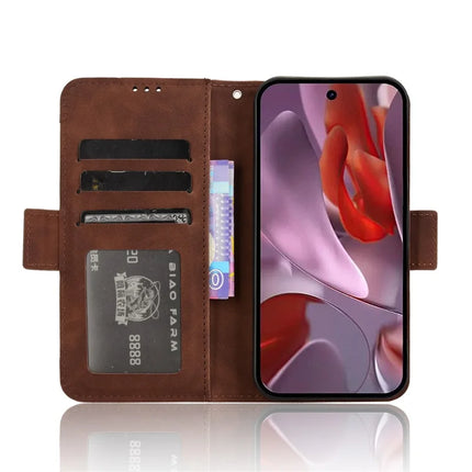 For Google Pixel 9a Leather Case Phone Wallet Cover with Multiple Card Slots