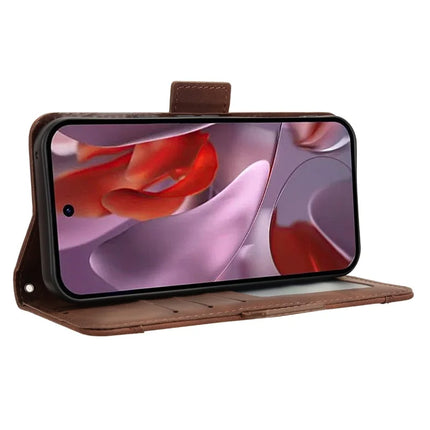 For Google Pixel 9a Leather Case Phone Wallet Cover with Multiple Card Slots