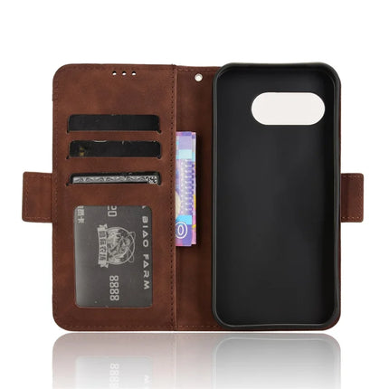 For Google Pixel 9a Leather Case Phone Wallet Cover with Multiple Card Slots