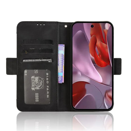 For Google Pixel 9a Leather Case Phone Wallet Cover with Multiple Card Slots