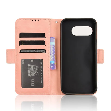 For Google Pixel 9a Leather Case Phone Wallet Cover with Multiple Card Slots