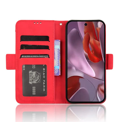 For Google Pixel 9a Leather Case Phone Wallet Cover with Multiple Card Slots