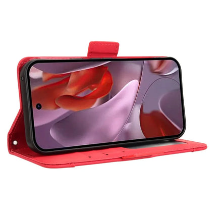 For Google Pixel 9a Leather Case Phone Wallet Cover with Multiple Card Slots