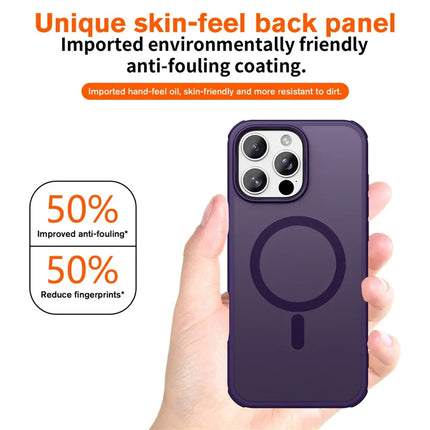 For iPhone 16 Pro Max Magnetic Case Compatible with MagSafe TPU+PC Phone Cover