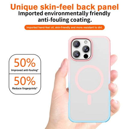 For iPhone 16 Pro Max Magnetic Case Compatible with MagSafe TPU+PC Phone Cover