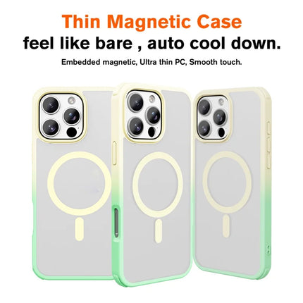 For iPhone 16 Pro Max Magnetic Case Compatible with MagSafe TPU+PC Phone Cover