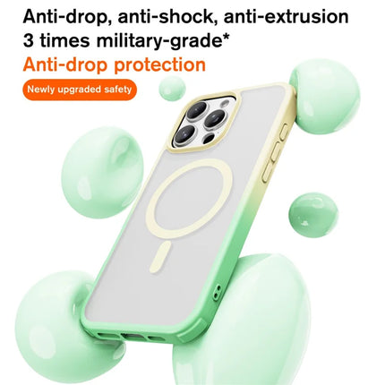 For iPhone 16 Pro Max Magnetic Case Compatible with MagSafe TPU+PC Phone Cover