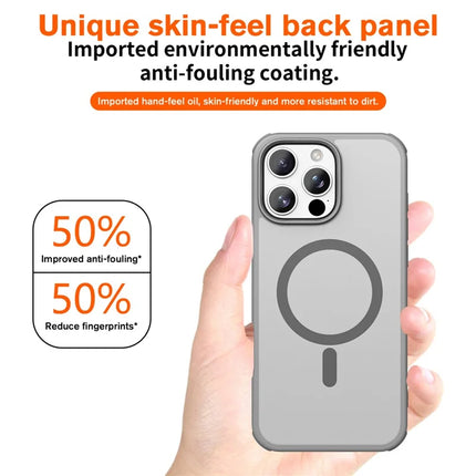 For iPhone 16 Pro Max Magnetic Case Compatible with MagSafe TPU+PC Phone Cover