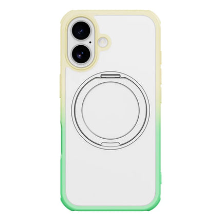 For iPhone 16 Plus Case Compatible with MagSafe Ring Kickstand TPU+PC Back Cover
