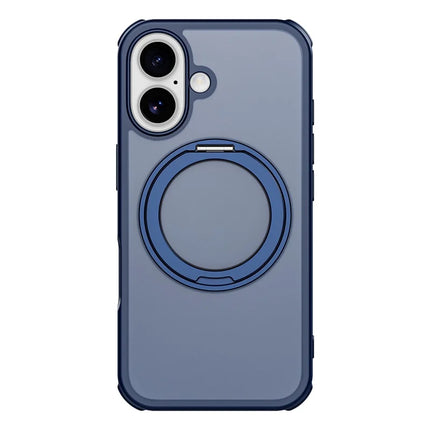 For iPhone 16 Plus Case Compatible with MagSafe Ring Kickstand TPU+PC Back Cover