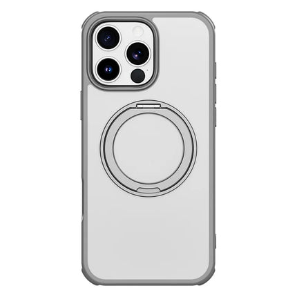 For iPhone 16 Pro Max Case Compatible with MagSafe Ring Kickstand TPU+PC Back Cover