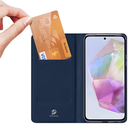 For Samsung Galaxy A56 5G / A36 5G Case DUX DUCIS Skin Pro Series Leather Cover Card Holder