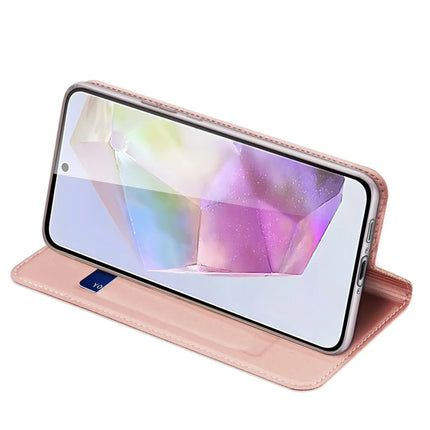 For Samsung Galaxy A56 5G / A36 5G Case DUX DUCIS Skin Pro Series Leather Cover Card Holder
