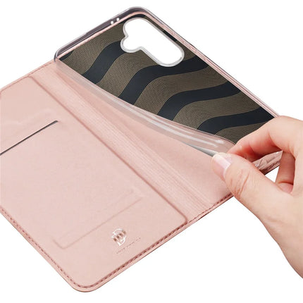 For Samsung Galaxy A56 5G / A36 5G Case DUX DUCIS Skin Pro Series Leather Cover Card Holder