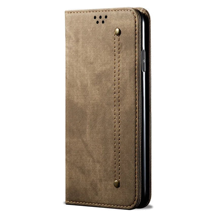 For Huawei nova 13 Pro 5G Case Jeans Cloth Texture Anti-Scratch Leather Stand Phone Cover