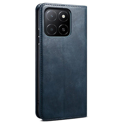 For Honor X5b / X5b Plus Case Crazy Horse Texture Waxy Leather Wallet Stand Phone Cover