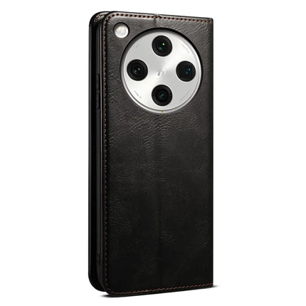 For Oppo Find X8 5G Case Crazy Horse Texture Waxy Leather Wallet Stand Phone Cover