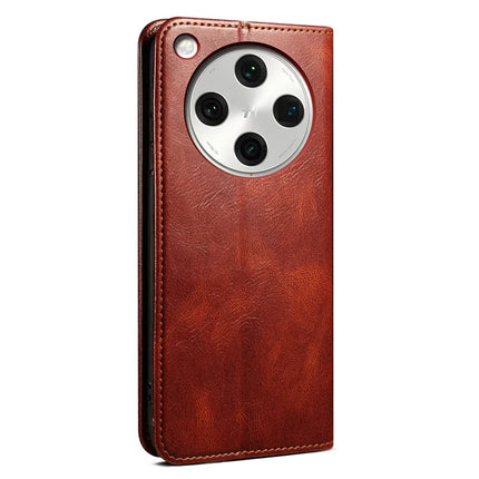 For Oppo Find X8 Pro 5G Case Crazy Horse Texture Waxy Leather Wallet Stand Phone Cover