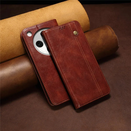 For Oppo Find X8 Pro 5G Case Crazy Horse Texture Waxy Leather Wallet Stand Phone Cover