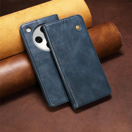 For Oppo Find X8 Pro 5G Case Crazy Horse Texture Waxy Leather Wallet Stand Phone Cover