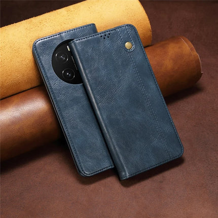 For Honor Magic7 5G Case Crazy Horse Texture Waxy Leather Wallet Stand Phone Cover