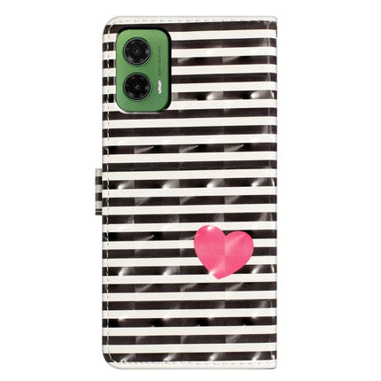 For Motorola Moto G35 5G Case PU Leather Wallet Phone Cover 3D Pattern Printing