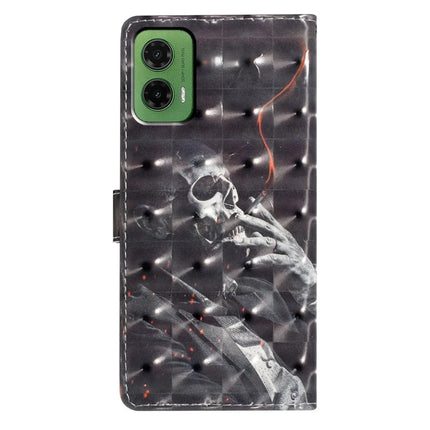 For Motorola Moto G35 5G Case PU Leather Wallet Phone Cover 3D Pattern Printing