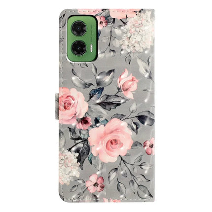 For Motorola Moto G35 5G Case PU Leather Wallet Phone Cover 3D Pattern Printing